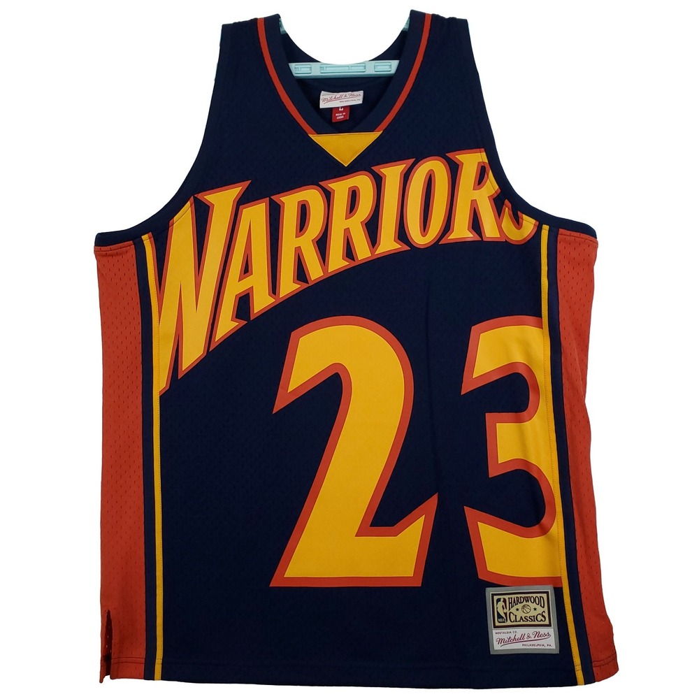 Jason Richardson Golden State Warriors Mitchell & Ness NBA Large Jersey Navy New
